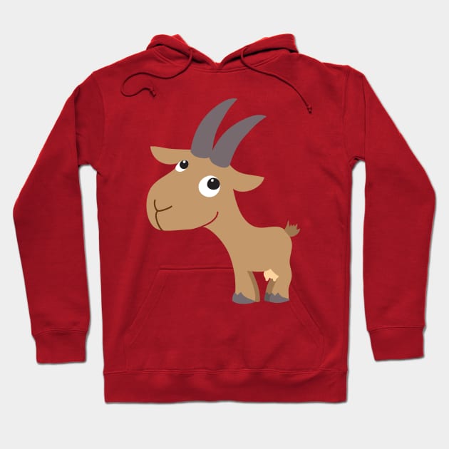 Cute Little Goat Hoodie by katelein